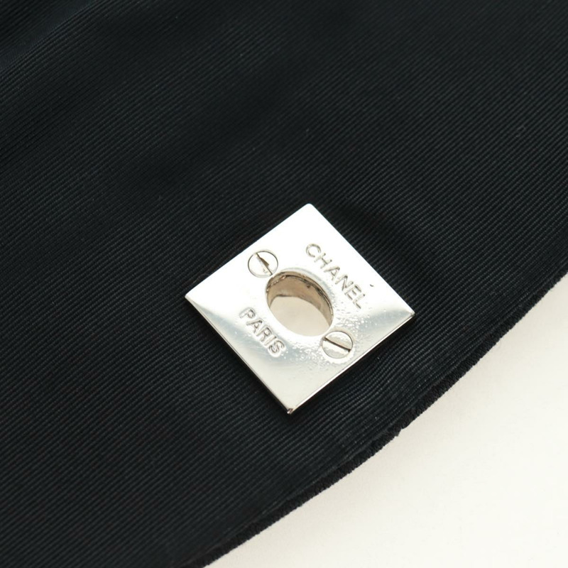 【日本直送】香奈兒迷你絎縫18鏈條單肩包，棉質黑色，CC標誌，正品編號170888SAM-9