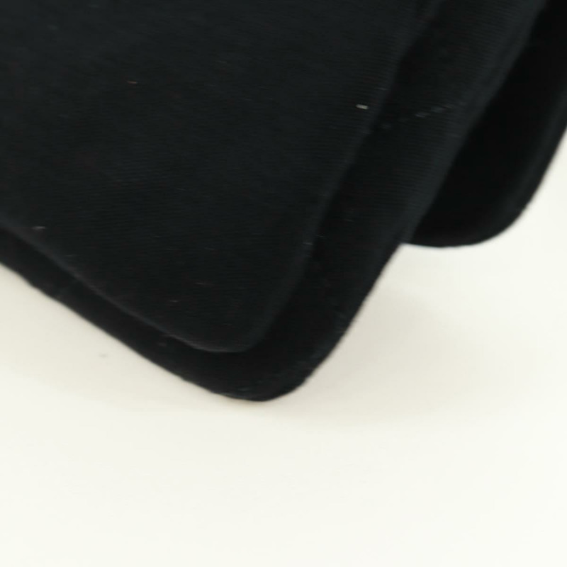 【日本直送】香奈兒迷你絎縫18鏈條單肩包，棉質黑色，CC標誌，正品編號170888SAM-15