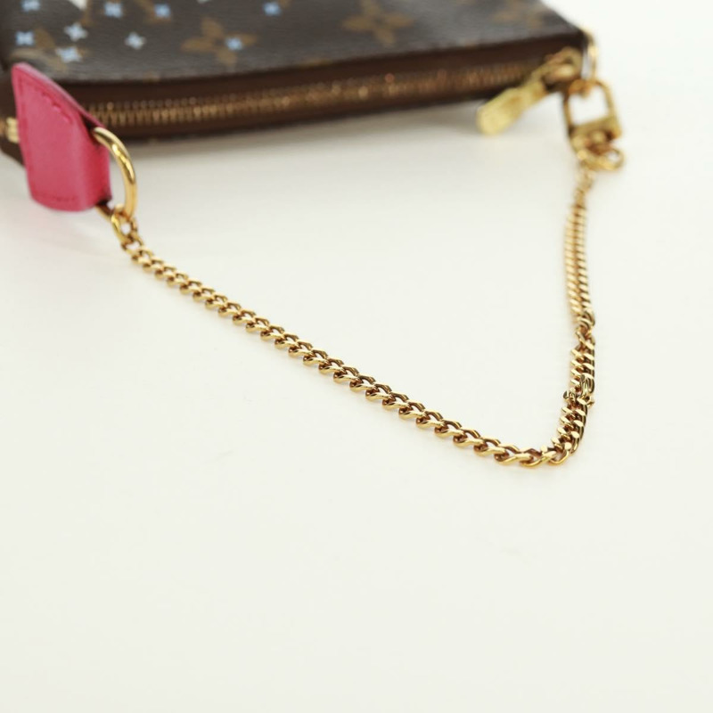 【日本直送】LOUIS VUITTON Monogram 滑雪熊迷你手拿包配件袋 M67769 171332M-6