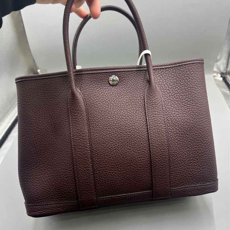 【99新 ✨ 全網最低價！】 hermes garden party 愛馬仕花園 30 馬鞍紅 Z 刻（下單前先詢問庫存❗️）-2