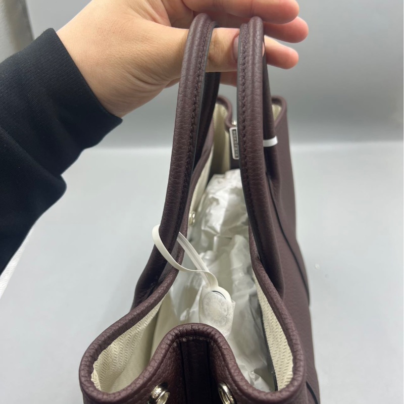 【99新 ✨ 全網最低價！】 hermes garden party 愛馬仕花園 30 馬鞍紅 Z 刻（下單前先詢問庫存❗️）-5