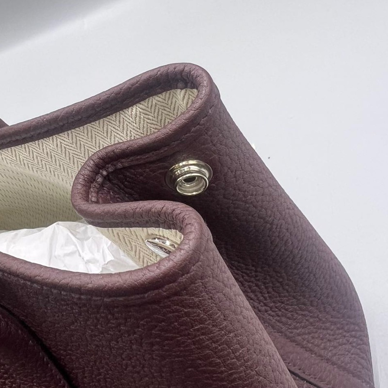 【99新 ✨ 全網最低價！】 hermes garden party 愛馬仕花園 30 馬鞍紅 Z 刻（下單前先詢問庫存❗️）-11