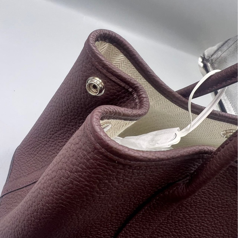 【99新 ✨ 全網最低價！】 hermes garden party 愛馬仕花園 30 馬鞍紅 Z 刻（下單前先詢問庫存❗️）-12