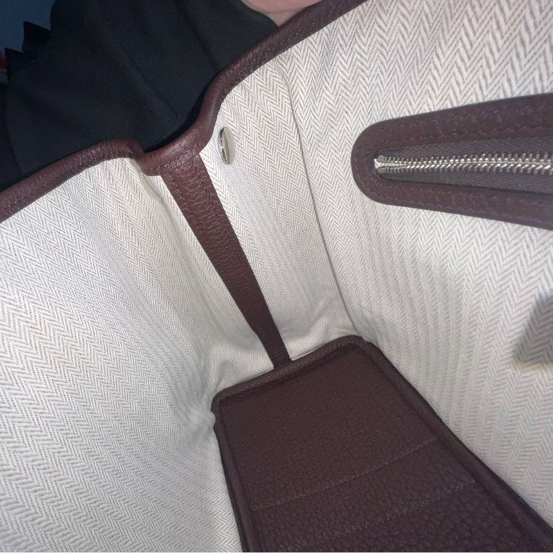 【99新 ✨ 全網最低價！】 hermes garden party 愛馬仕花園 30 馬鞍紅 Z 刻（下單前先詢問庫存❗️）-21