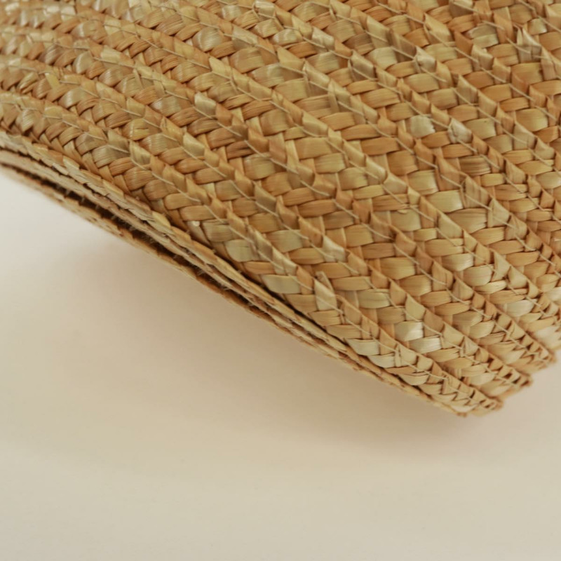 【日本直送】Miu Miu 托特包 拉菲草皮革 米色 白色 銀色 正品 171864SAM-15