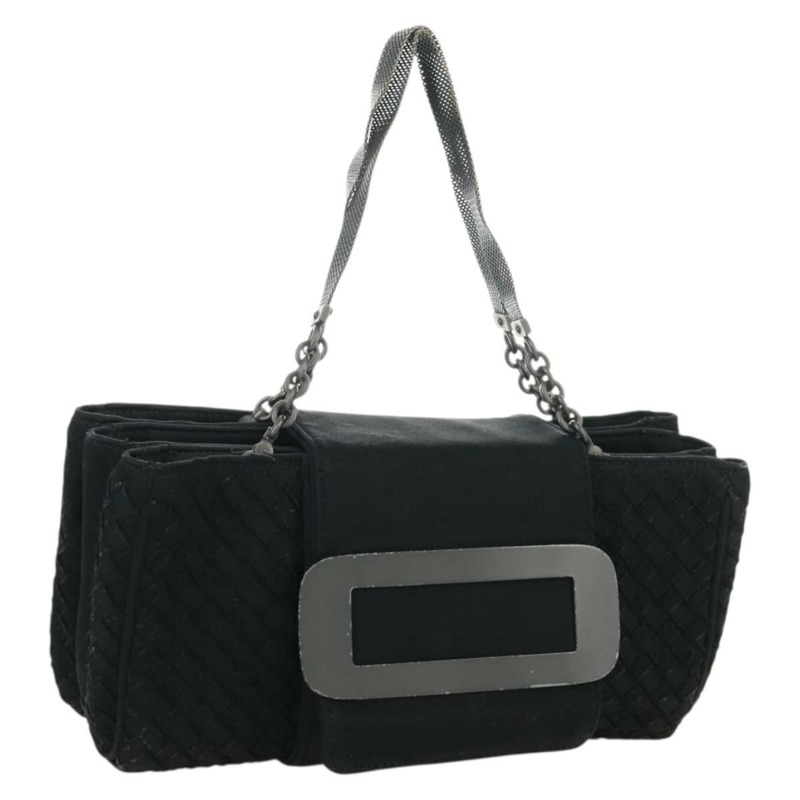 【日本直送】BOTTEGA VENETA INTRECCIATO 鏈條手提包黑色正品 170936V-0