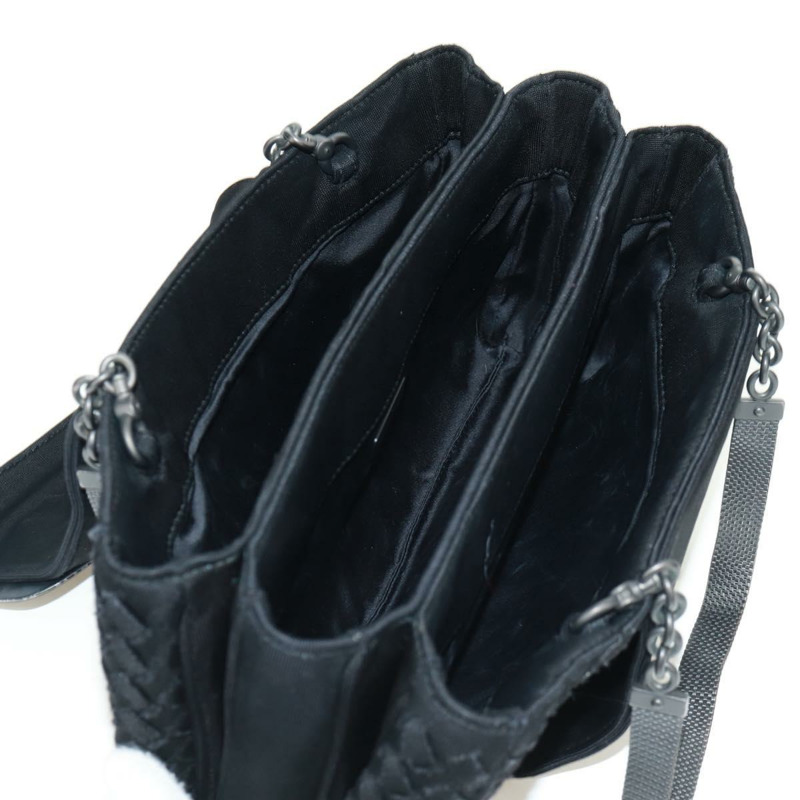 【日本直送】BOTTEGA VENETA INTRECCIATO 鏈條手提包黑色正品 170936V-9