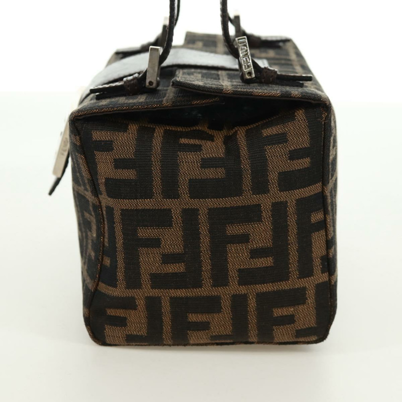 【日本直送】FENDI Zucca帆布Mamma Baguette手袋 棕色 黑色 銀色 正品 171888V-2