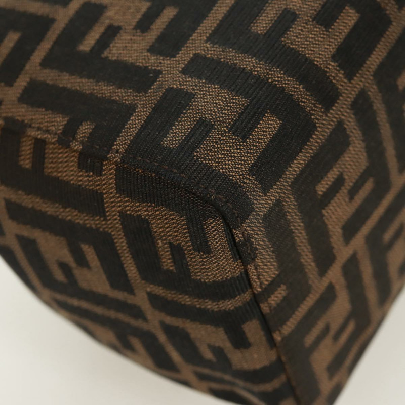 【日本直送】FENDI Zucca帆布Mamma Baguette手袋 棕色 黑色 銀色 正品 171888V-16