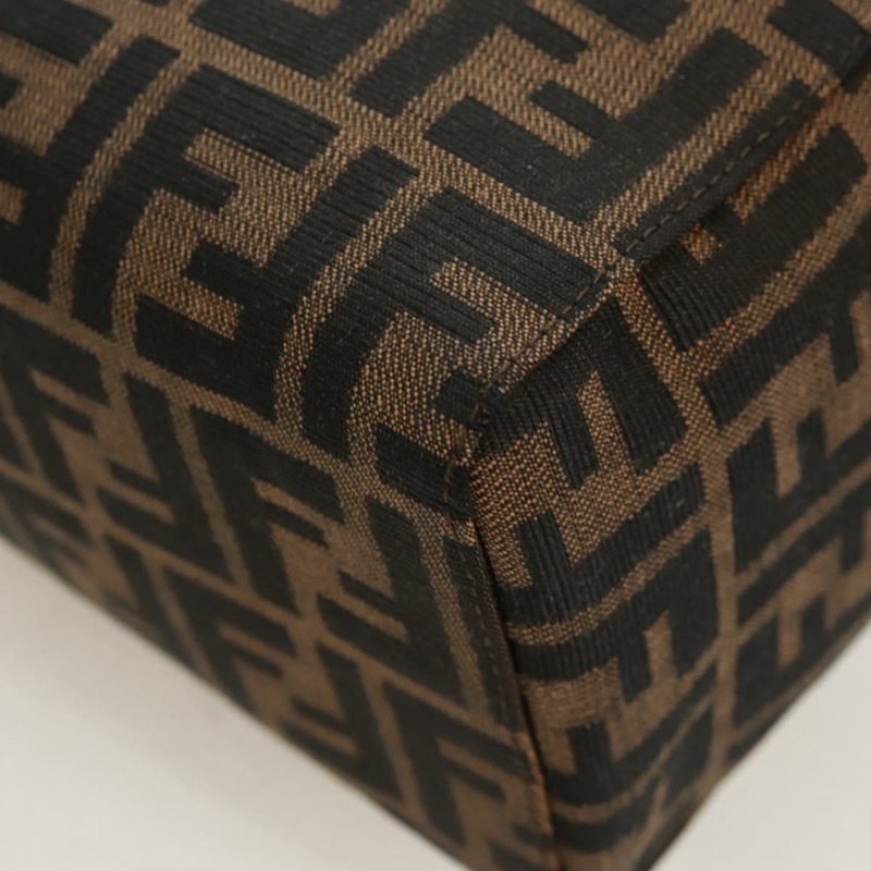 【日本直送】FENDI Zucca帆布Mamma Baguette手袋 棕色 黑色 銀色 正品 171888V-17