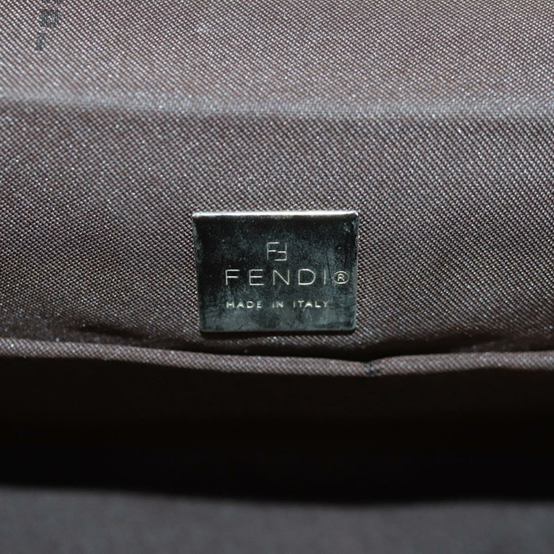 【日本直送】FENDI Zucca帆布Mamma Baguette手袋 棕色 黑色 銀色 正品 171888V-20