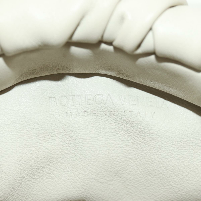 【日本直送】BOTTEGA VENETA 鏈條單肩包 皮革 白色 金色 正品 170958V-17
