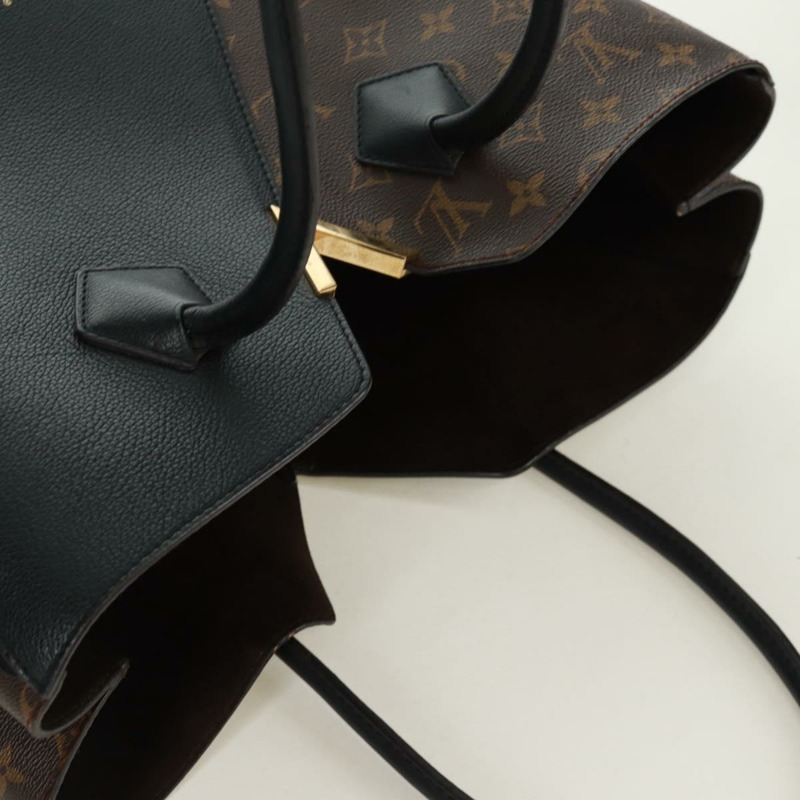 【日本直送】路易威登 Monogram Kimono MM 手提包 黑色 M40460 LV 正品 171892V-6