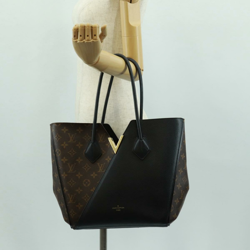 【日本直送】路易威登 Monogram Kimono MM 手提包 黑色 M40460 LV 正品 171892V-25
