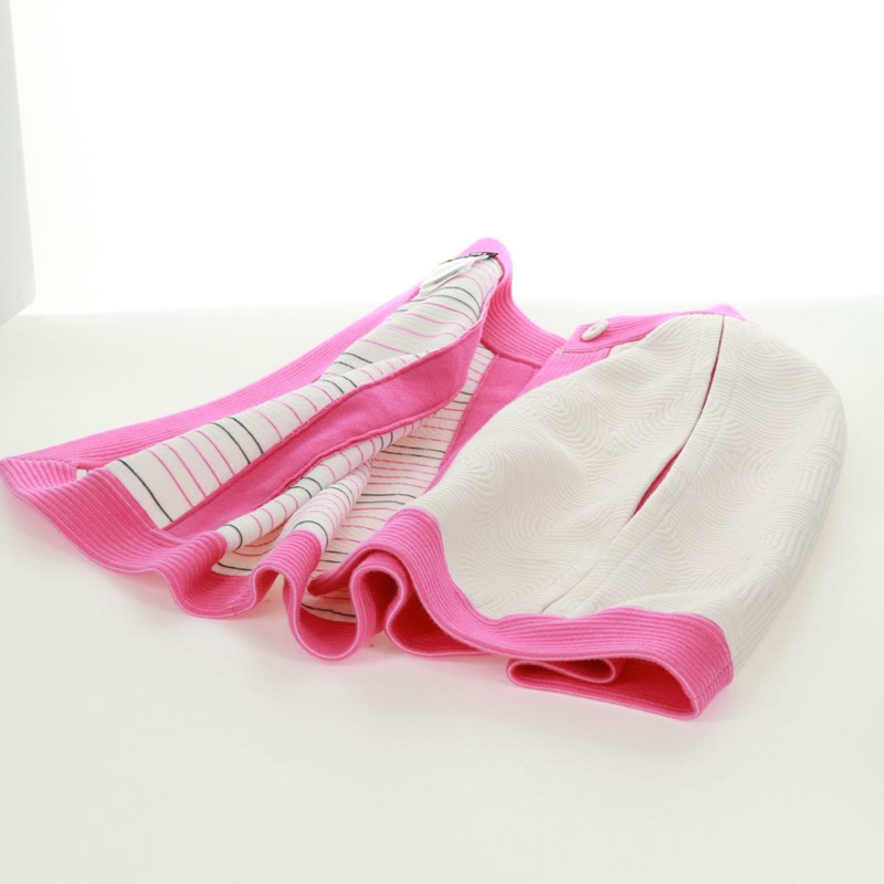 【日本直送】香奈兒 (CHANEL) 棉質斗篷，白色粉紅色，CC標誌，貨號170887V-6