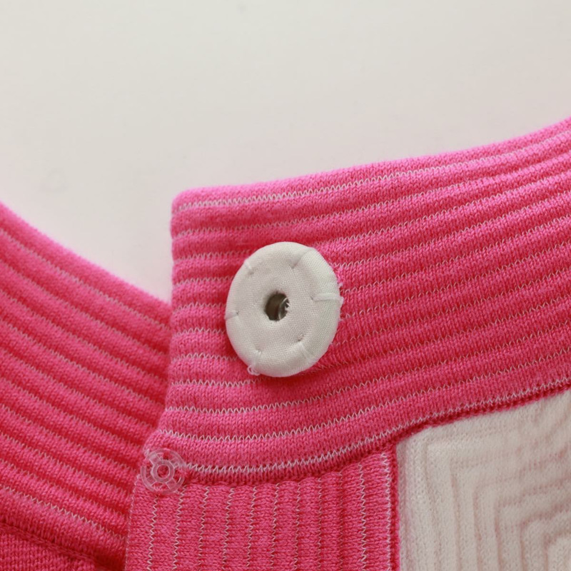 【日本直送】香奈兒 (CHANEL) 棉質斗篷，白色粉紅色，CC標誌，貨號170887V-7