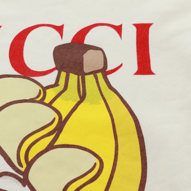 【日本直送】GUCCI Bananya 聯名款衛衣，純棉，白色，正品，貨號 170953M-6