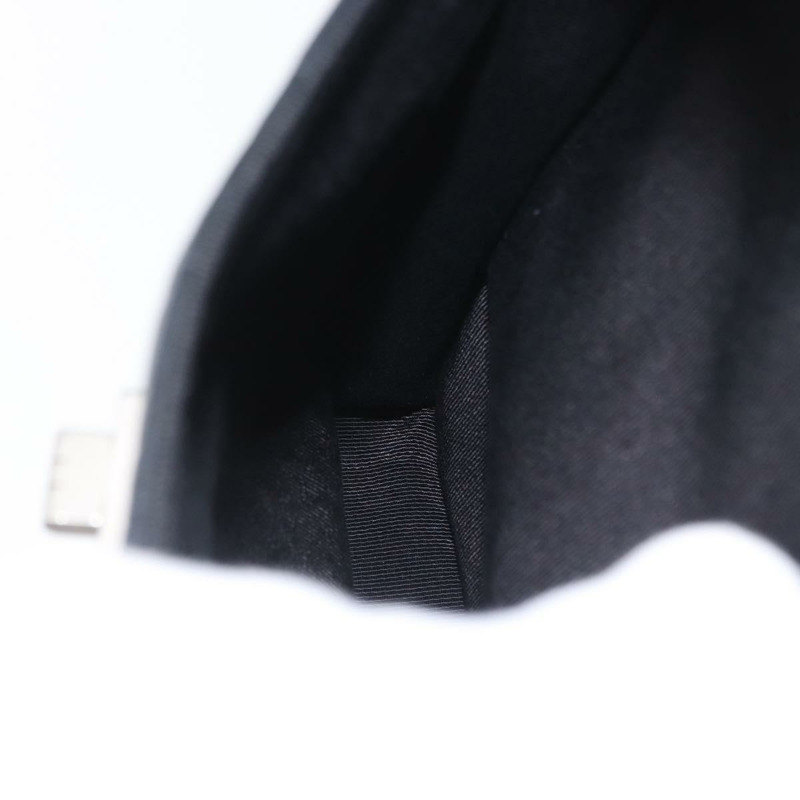 【日本直送】香奈兒 Choco Bar 鏈單肩包 羊皮 黑色 銀色 CC 標誌 Auth bs33473-21