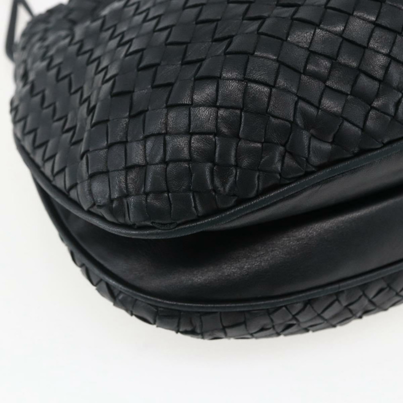 【日本直送】BOTTEGA VENETA INTRECCIATO 皮革肩背包 黑色 金色 正品 ep13348-13