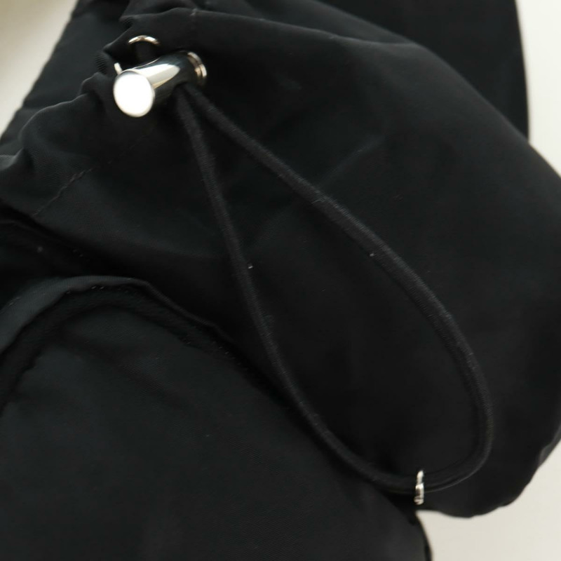 【日本直送】PRADA 腰包/斜背包 尼龍材質 黑色 銀色 正品 166860A-8