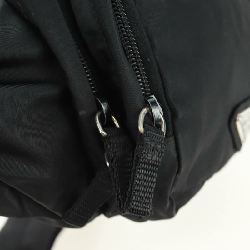 【日本直送】PRADA 腰包/斜背包 尼龍材質 黑色 銀色 正品 166860A-20