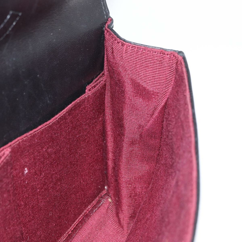 【日本直送】香奈兒 (CHANEL) 絎縫鏈條肩背包，羊皮材質，復古黑色，金色雙C標誌，正品編號 166840A-24