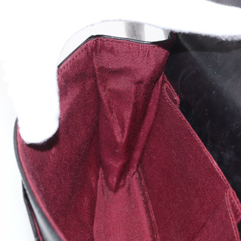 【日本直送】香奈兒 (CHANEL) 絎縫鏈條肩背包，羊皮材質，復古黑色，金色雙C標誌，正品編號 166840A-25