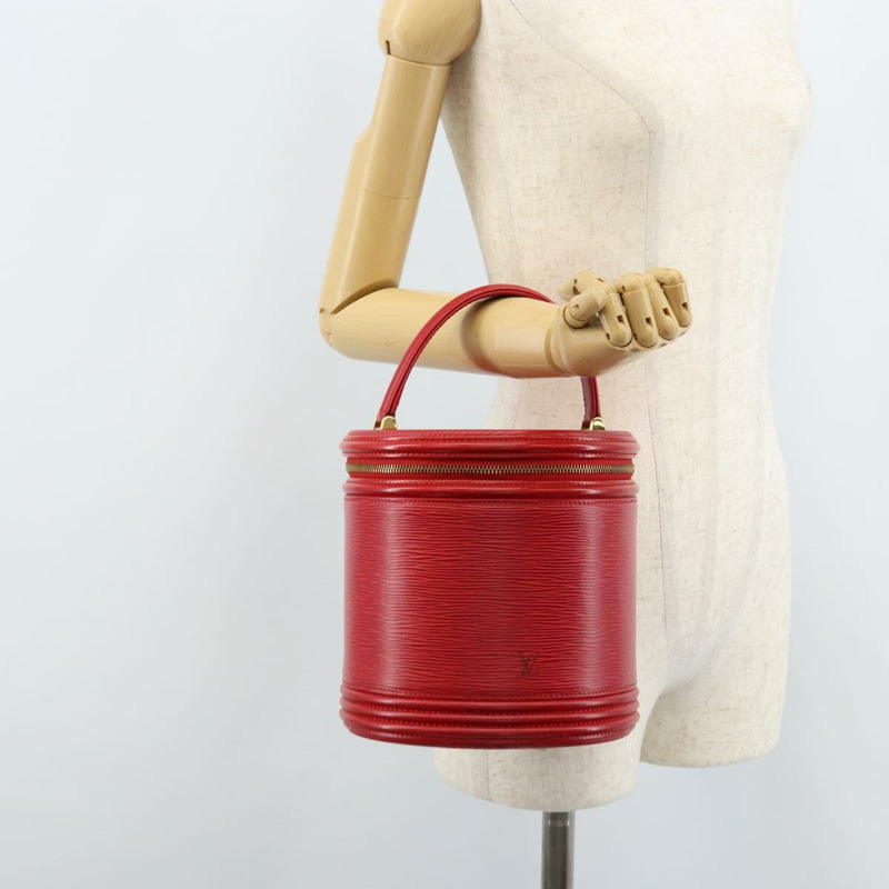 【日本直送】路易威登 Epi Cannes 手提包 紅色 M48037 LV 正品 ep13415-21