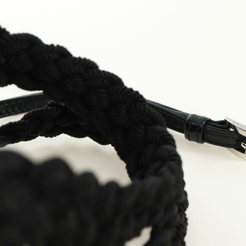 【日本直送】PRADA 尼龍雙肩包 黑色銀色 1BA207 正品 166882SAM-14