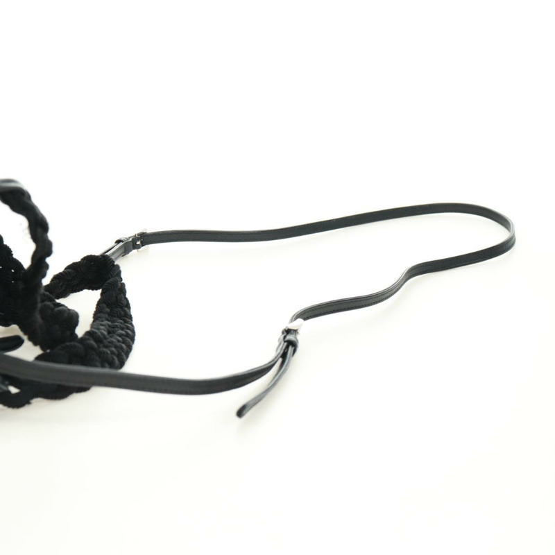 【日本直送】PRADA 尼龍雙肩包 黑色銀色 1BA207 正品 166882SAM-16