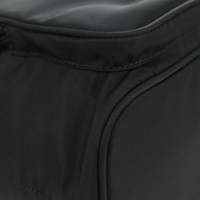 【日本直送】PRADA 尼龍雙肩包 黑色銀色 1BA207 正品 166882SAM-17
