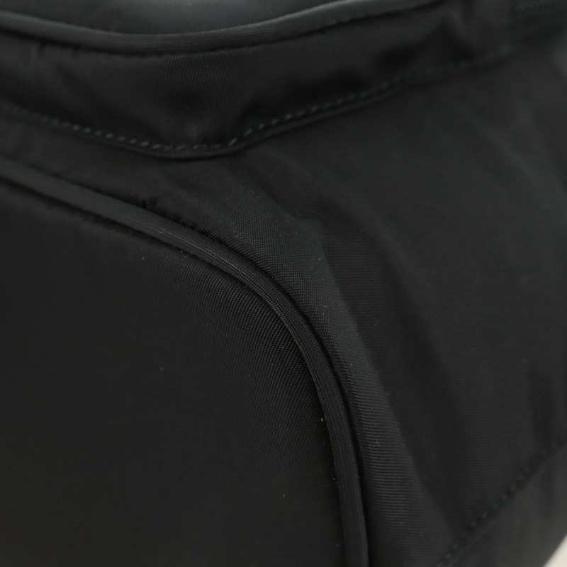 【日本直送】PRADA 尼龍雙肩包 黑色銀色 1BA207 正品 166882SAM-18