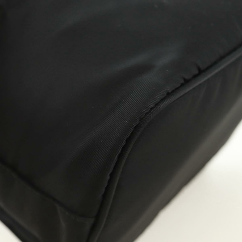 【日本直送】PRADA 尼龍雙肩包 黑色銀色 1BA207 正品 166882SAM-19