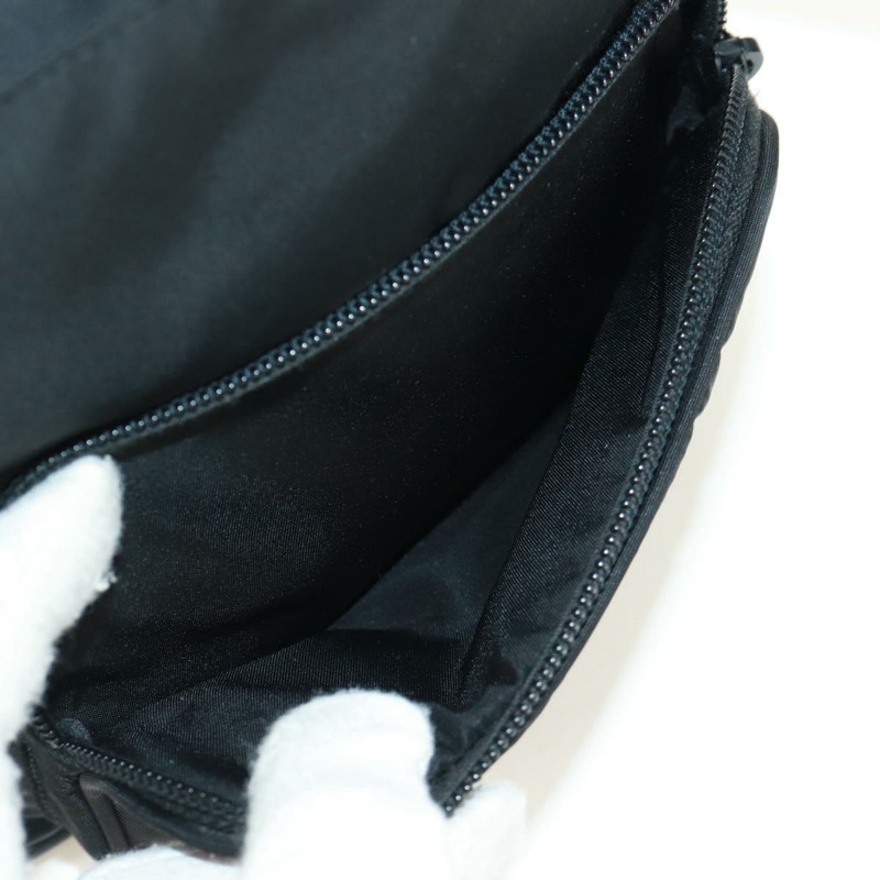 【日本直送】PRADA 尼龍雙肩包 黑色銀色 1BA207 正品 166882SAM-23