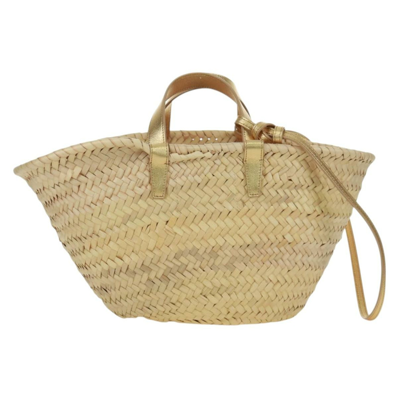 【日本直送】CELINE 草編米色草編手提包 正品 166837A-1