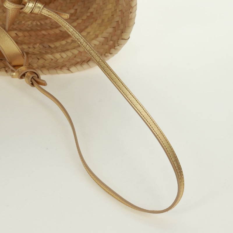 【日本直送】CELINE 草編米色草編手提包 正品 166837A-8