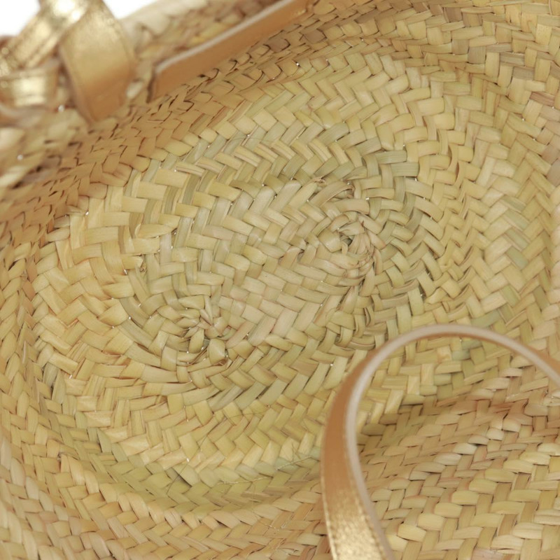 【日本直送】CELINE 草編米色草編手提包 正品 166837A-10