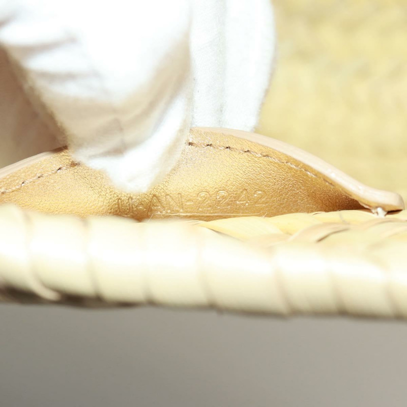 【日本直送】CELINE 草編米色草編手提包 正品 166837A-11