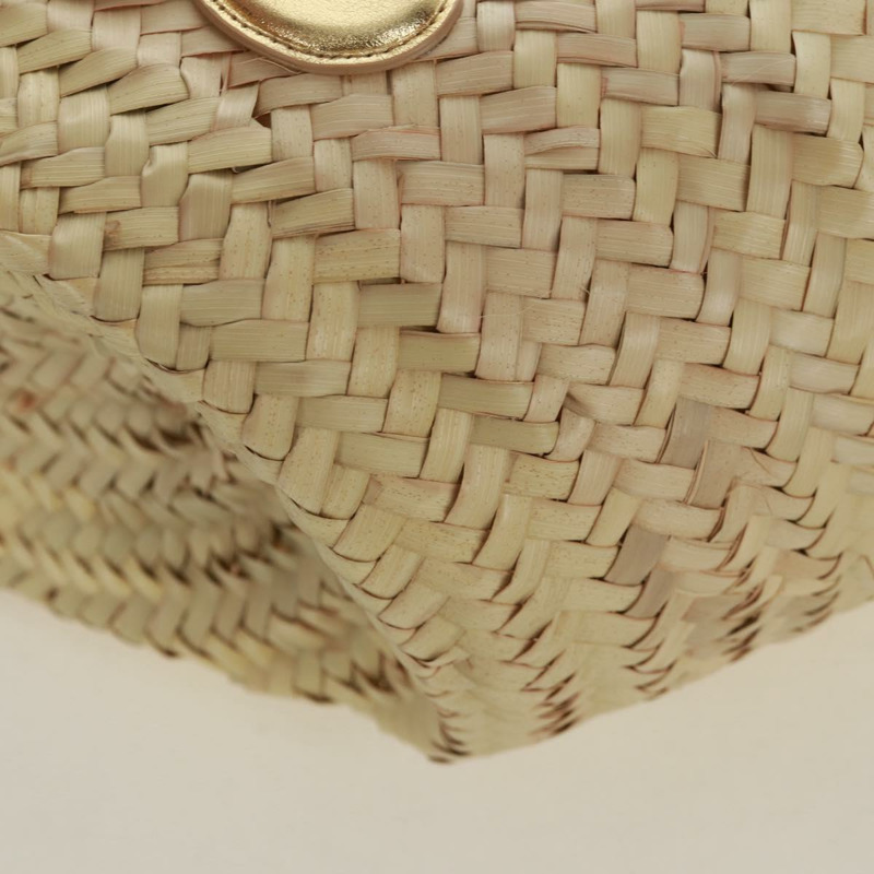 【日本直送】CELINE 草編米色草編手提包 正品 166837A-16