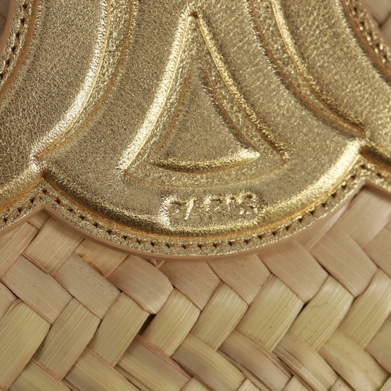 【日本直送】CELINE 草編米色草編手提包 正品 166837A-20
