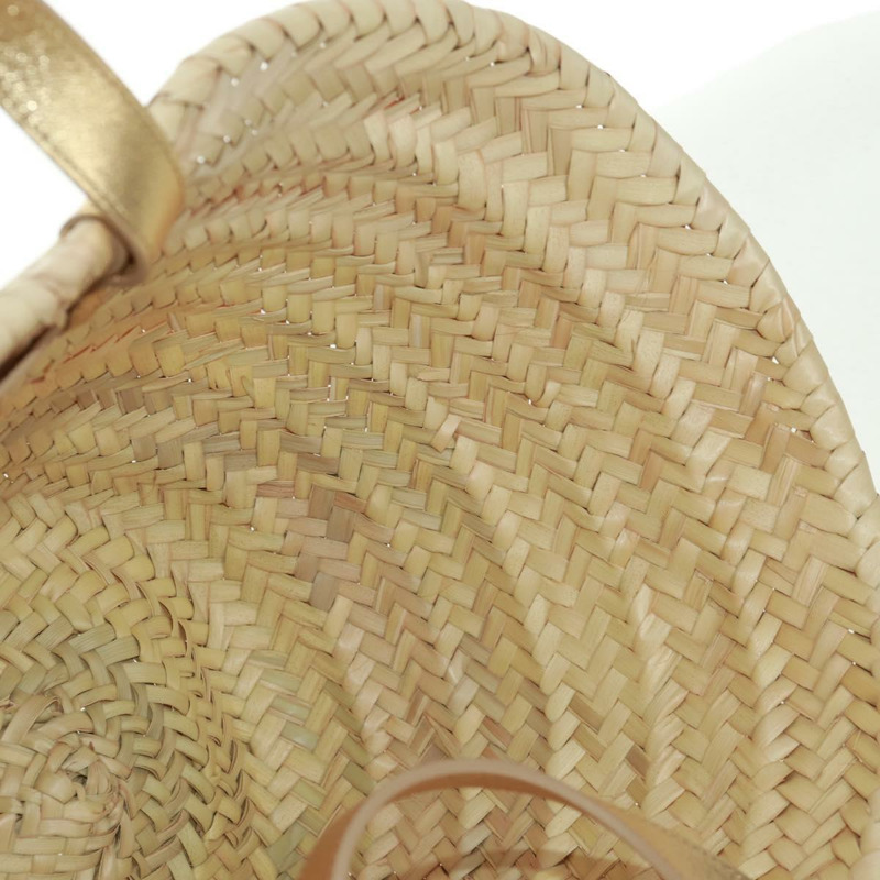 【日本直送】CELINE 草編米色草編手提包 正品 166837A-22