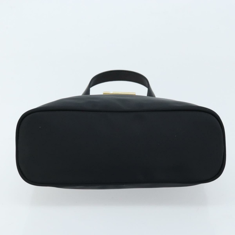 【日本直送】FENDI 尼龍手提包 黑色 金色 正品 166886V-4