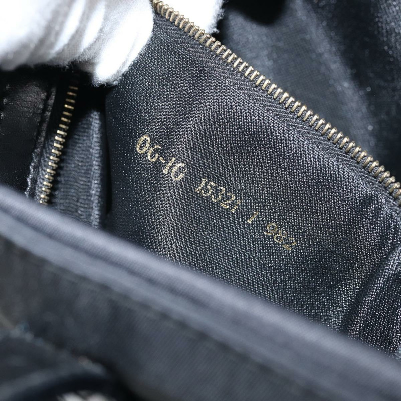 【日本直送】FENDI 尼龍手提包 黑色 金色 正品 166886V-10