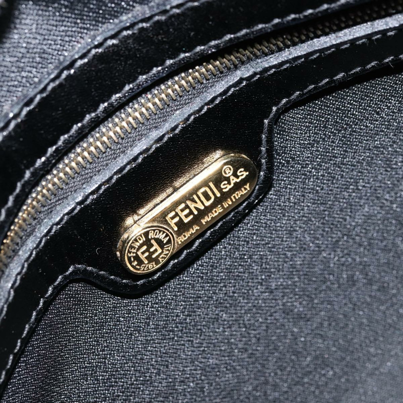 【日本直送】FENDI 尼龍手提包 黑色 金色 正品 166886V-16
