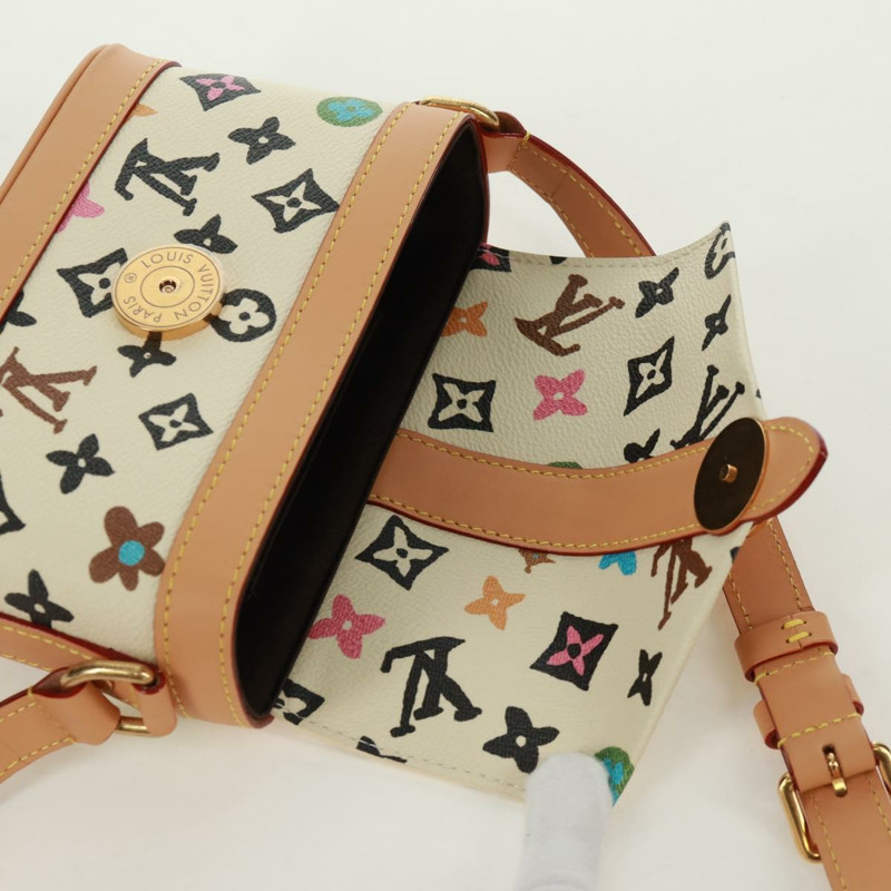 【日本直送】路易威登 Craggy Envelope 穿戴式錢包包 象牙色 M83346 LV 正品 SK015SM-18