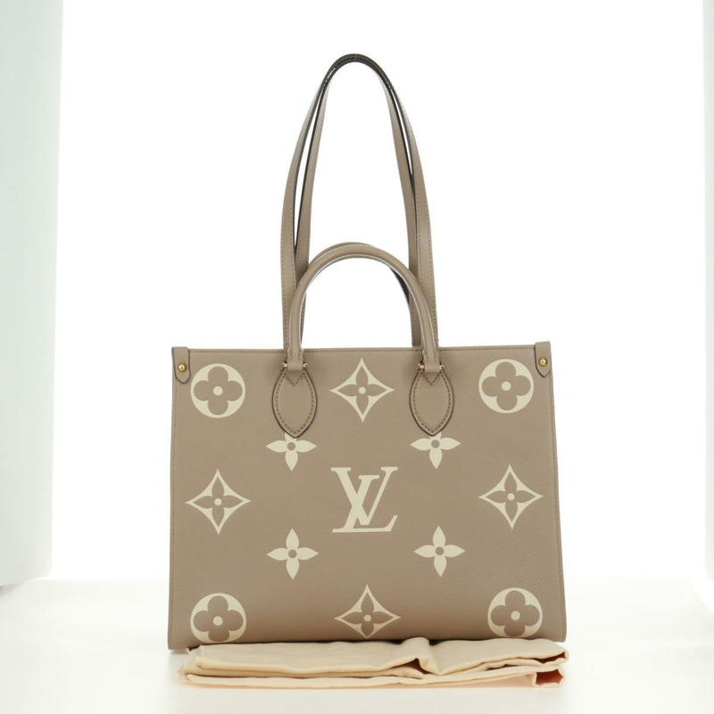 【日本直送】路易威登 Empreinte Giant On The Go PM 手提包 灰色 M45779 LV 正品 166897SM-11