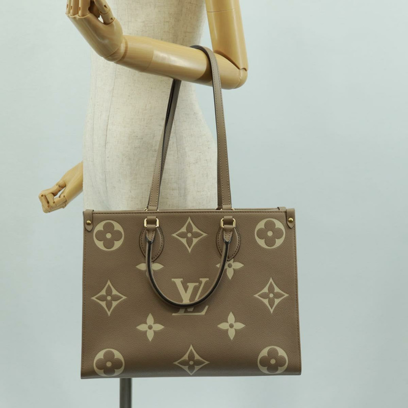 【日本直送】路易威登 Empreinte Giant On The Go PM 手提包 灰色 M45779 LV 正品 166897SM-25