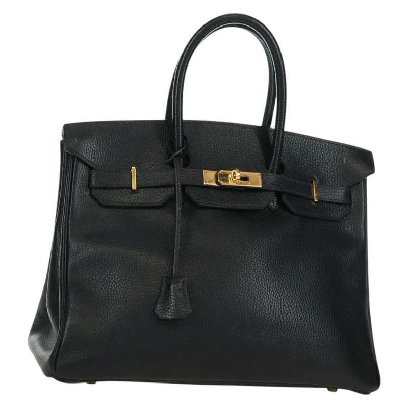 【日本直送】愛馬仕 Birkin 35 手提包 Ardenne 黑色金色 正品 SK001SM-0