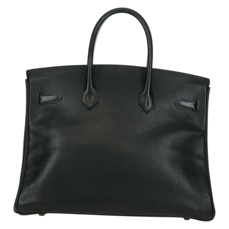 【日本直送】愛馬仕 Birkin 35 手提包 Ardenne 黑色金色 正品 SK001SM-1