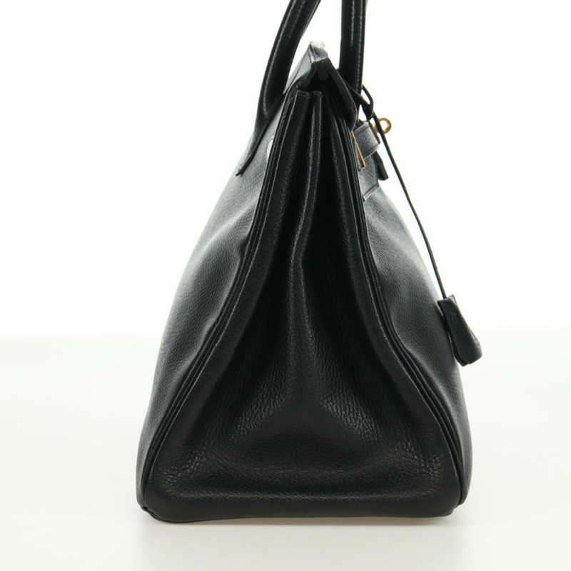 【日本直送】愛馬仕 Birkin 35 手提包 Ardenne 黑色金色 正品 SK001SM-3